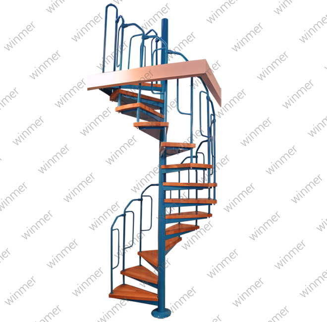 DSM115 - Mavi Renkli Döner Merdiven